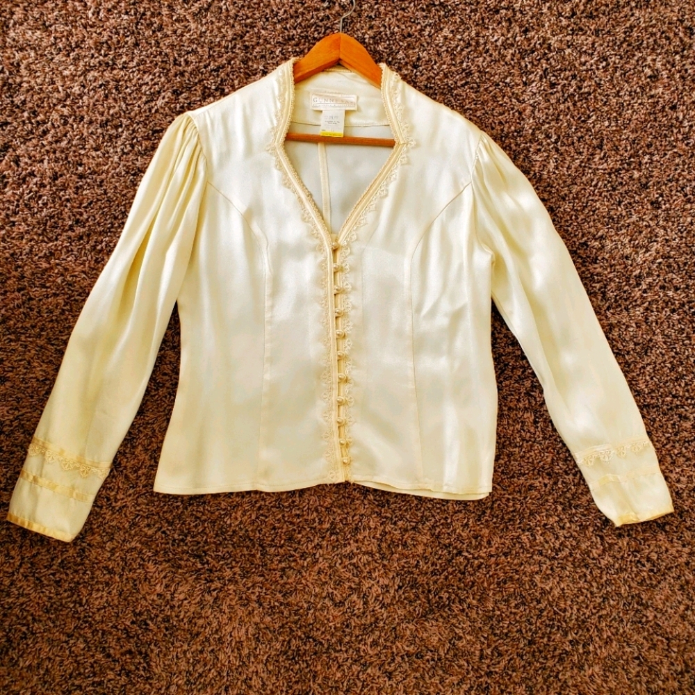 Gunne Sax by Jessica McClintock Lace Blouse